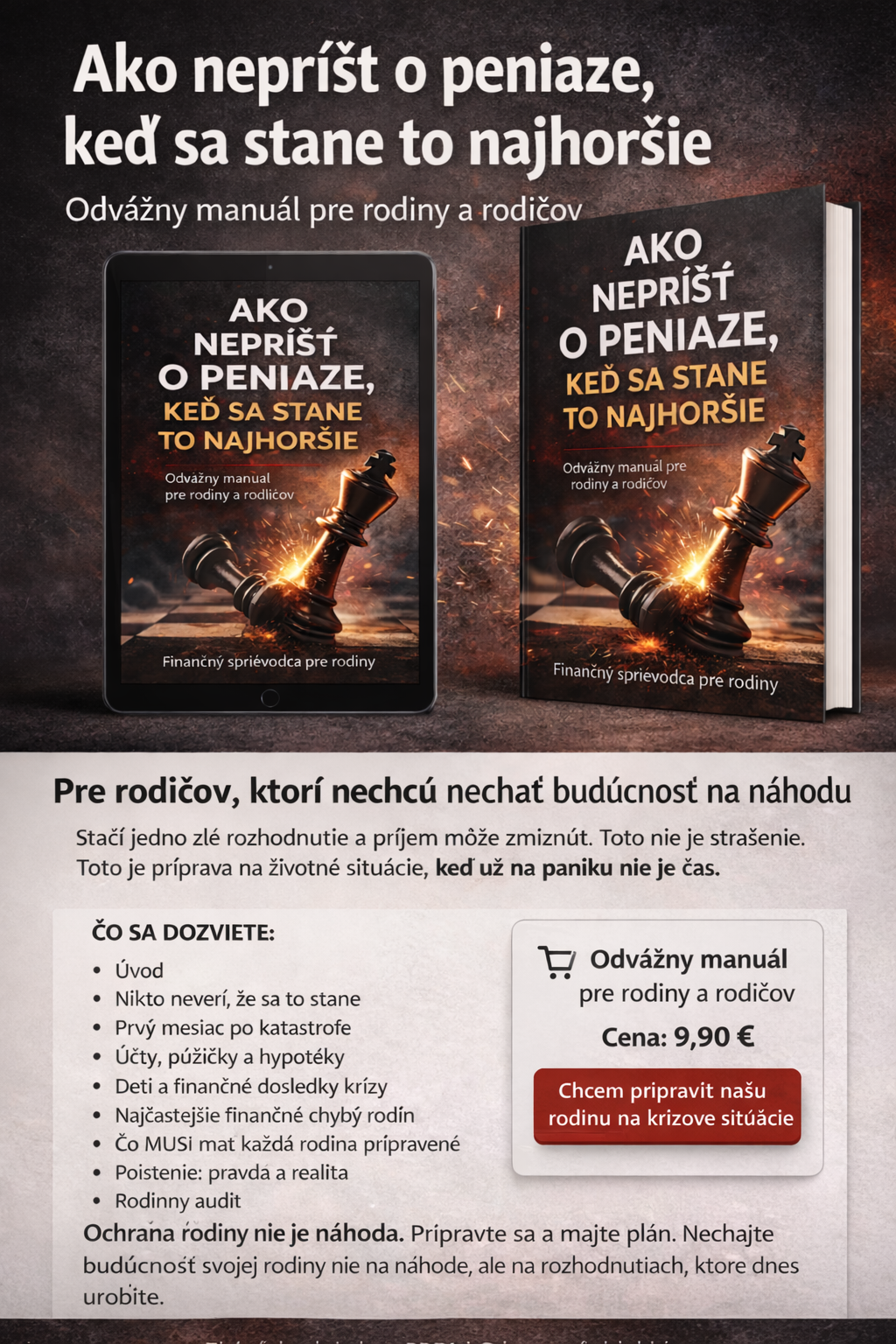 Obálka e-booku Ako neprísť o peniaze, keď sa stane to najhoršie